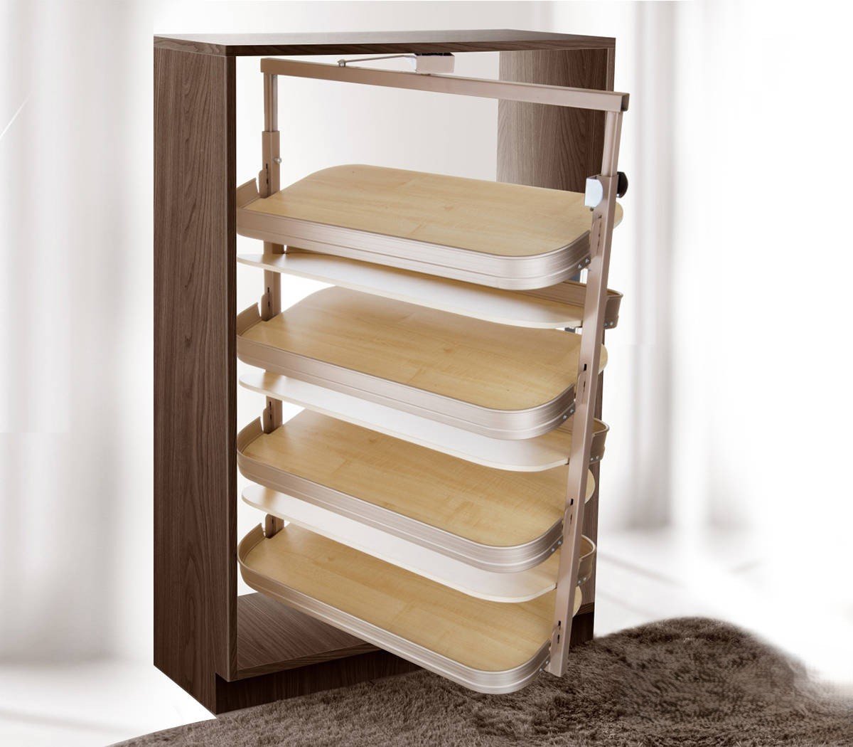 ROTARY SHOE RACK